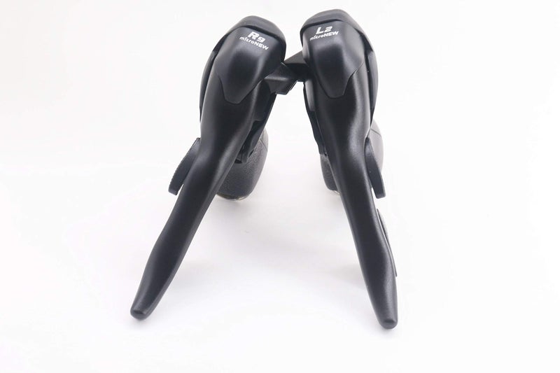 Micronew Double 9 Speed Road Bike Shifters 2x9s for Shimano ST-3500 Sora Shifter/Brake Lever STI Set (2x9 Speed) - Image 1